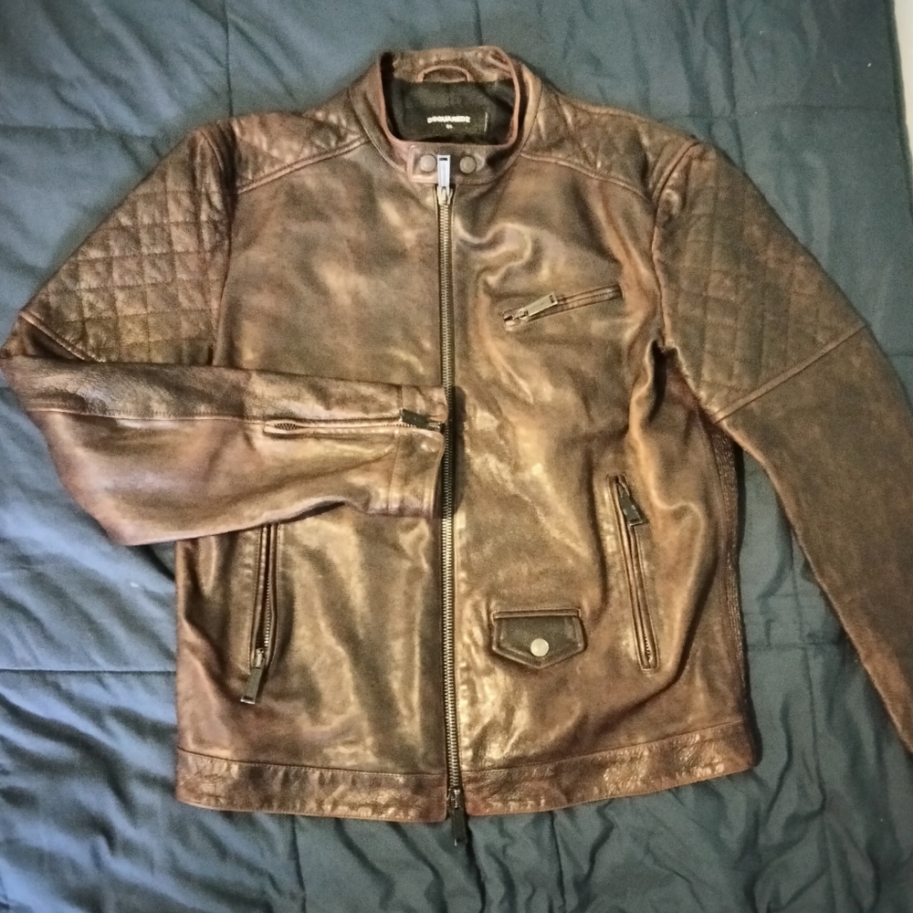 DSquared2 leather jacket